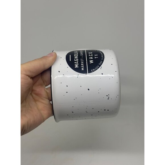 Magnolia Market Waco TX Garden Mug Camp Style Splatter Joanna Gaines 3.75" - Picture 6 of 8